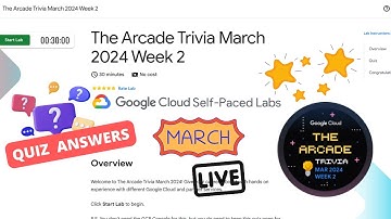Arcade Trivia March 2024 Week 2 Google Cloud Skills Boost #googlecloud #quiz #qwiklabsarcade2024