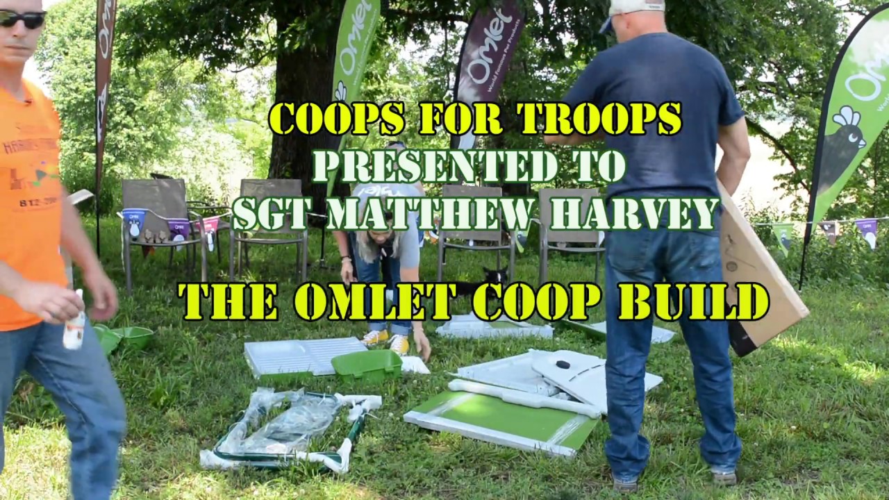 Coop for Troops Omlet Coop Build (time lapse) YouTube