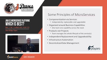 Java EE Microservice Platforms: Which Is Best? Speaker: Steve Millidge