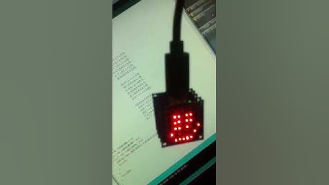 Tinyduino dot matrix shield