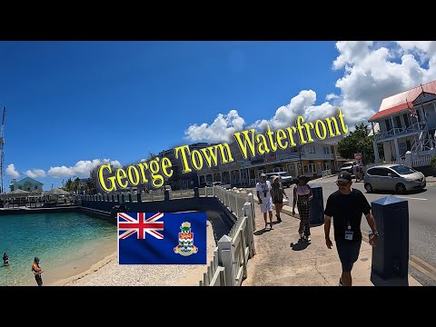 Walking on the George Town Waterfront - Cayman Islands