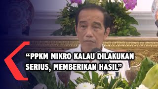 Jokowi: PPKM Mikro Berhasil Tekan Kasus Covid-19
