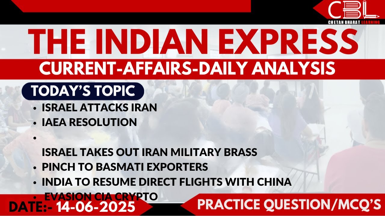 UPSC Daily Current Affairs 2025 | Daily Indian Express Analysis for ...