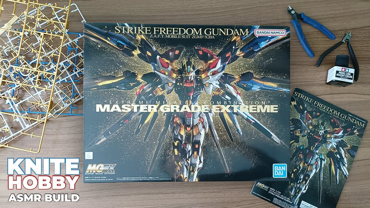 MGEX 1/100 Strike Freedom Gundam | ASMR Build | Mobile Suit Gundam