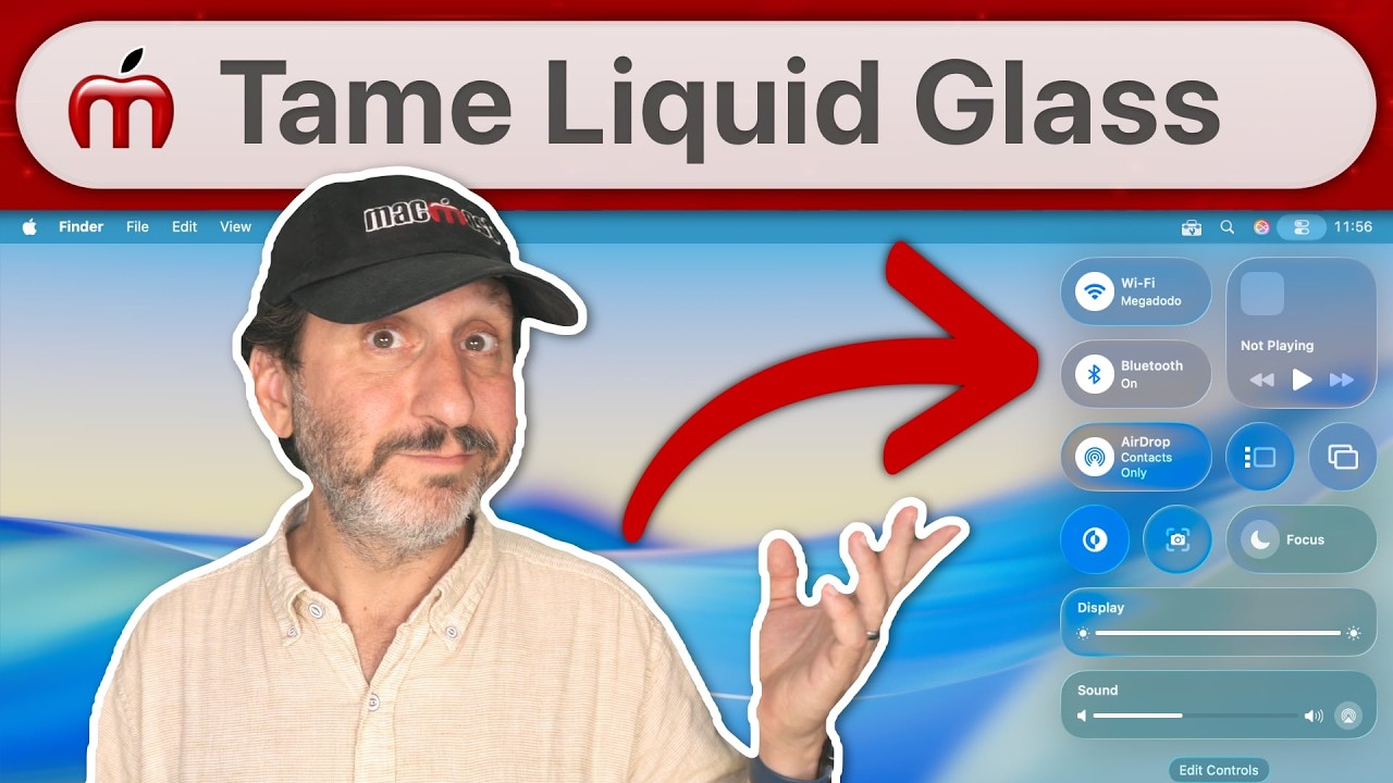 How To Tame Liquid Glass On Your Mac - YouTube
