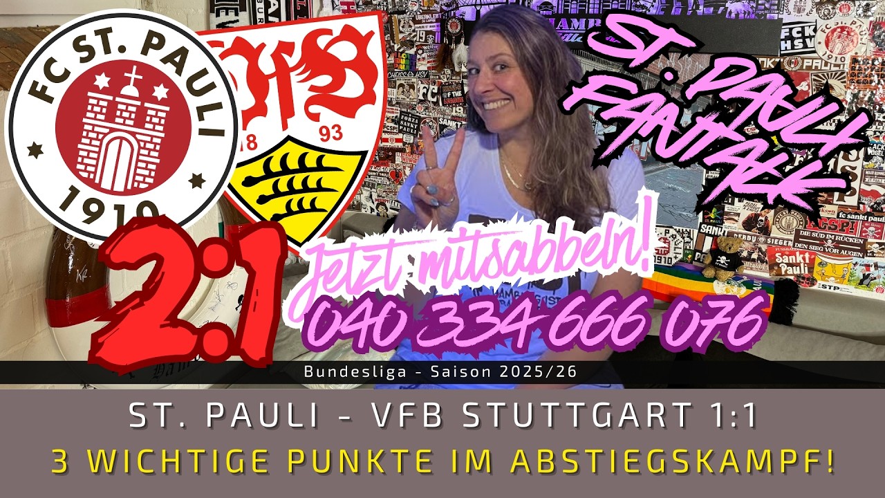 St Pauli - VfB Stuttgart 2:1 | St Pauli VERNICHTET CHANCENLOSE Stuttgarter | ST PAULI FANTALK