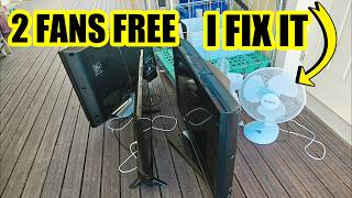 How I Got 2 Free Electric Fans At Work And I Fix It, They Almost Threw It Away.