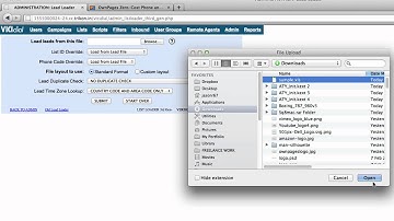 Uploading leads into OwnPages Vicidial Predictive Dialer