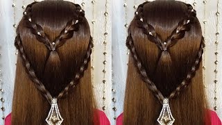 beautiful and easy open hairstyle for girls | simple and easy hairstyle for everyday | cute hairstyl