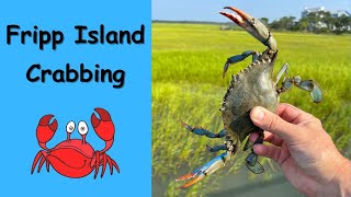 Crabbing Fripp Island, SC for Blue Crabs