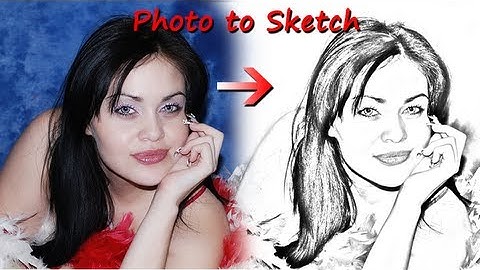 convert photo to sketch photoshop tutorial