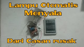 Cara membuat lampu Emergency OTOMATIS. 