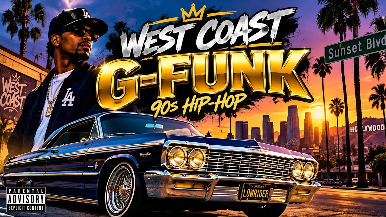 West Coast G-Funk 🔥 90s Hip Hop & Gangsta Rap | California