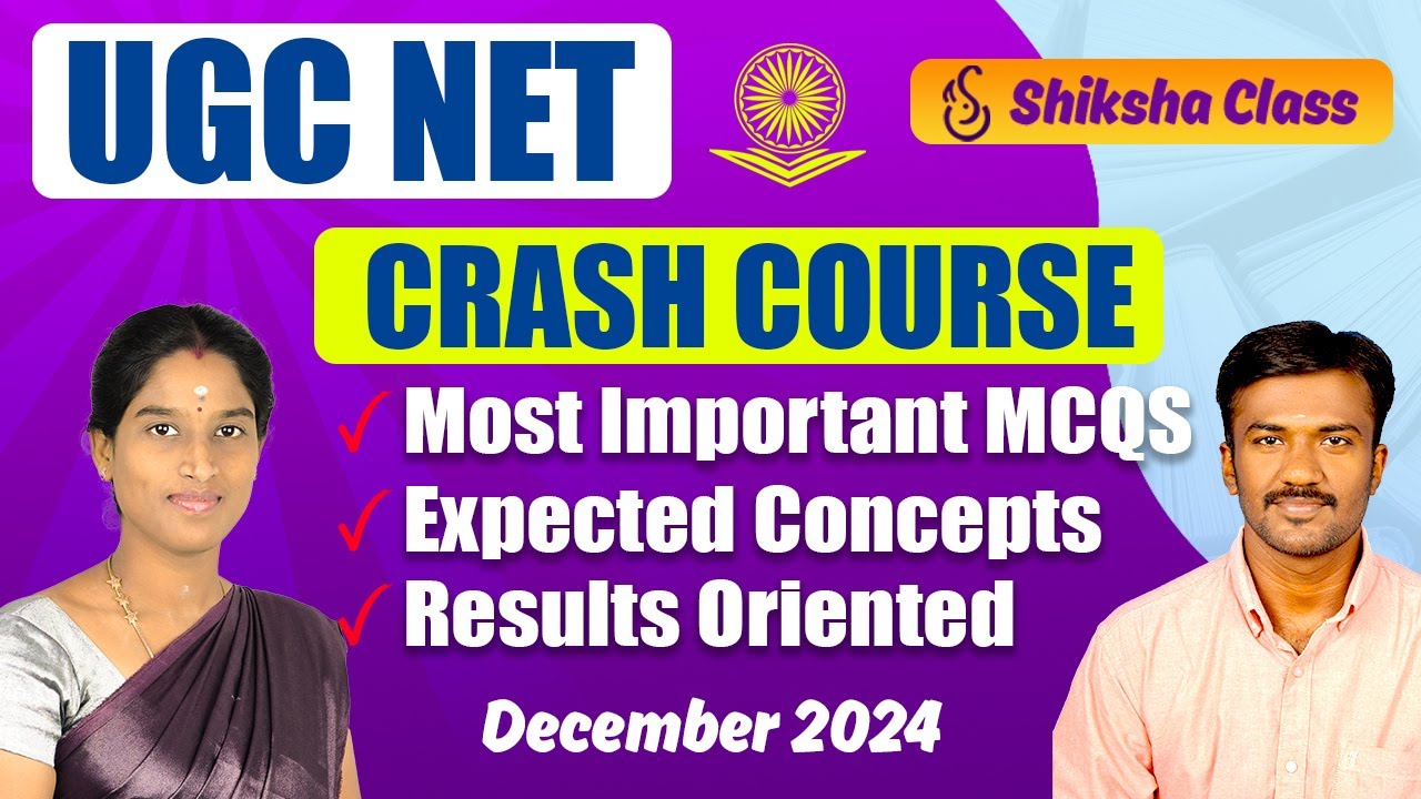 UGC NET Crash Course December 2024 In Tamil ugcnet ugcnetshikshaclass Ugc net crash course december 2024 in tamil ugcnet ugcnetshikshaclass