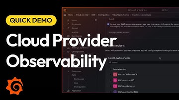 Introducing Cloud Provider Observability in Grafana Cloud | Demo | Grafana Labs