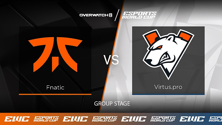 Fnatic vs. Virtus.pro - EWC Overwatch 2 - Day 1 - Group Stage