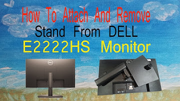 How To Remove Stand From a Dell E2222HS Monitor. Monitor Dell E2222HS Stand Attaching#monitor #dell