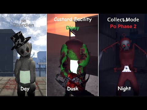 Slendytubbies 3 Multiplayer - Survival: Custard Facility (Dusk) [Normal] 