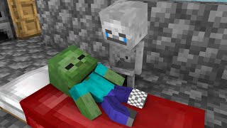 Monster School : Poor Baby Zombie and Baby Skeleton 2 - Sad Story - Minecraft Animation