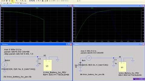 Simulation of Li-Ion for PEV using LTspice