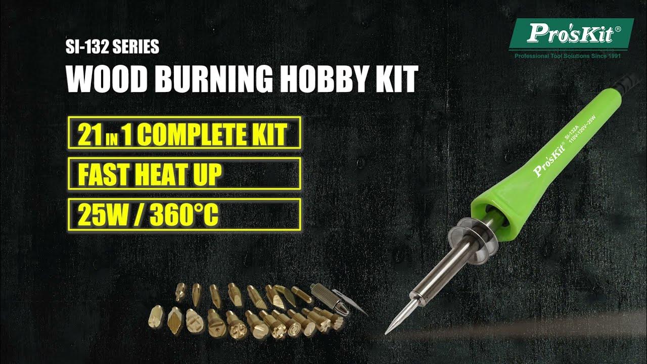 Pro'sKit SI132 Wood Burning Hobby Kit YouTube