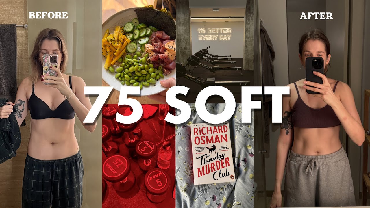 I did the 75 soft challenge | workouts, struggles & results