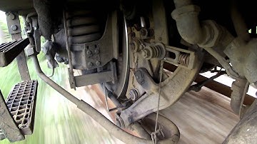 100 km/h (62 mph) on very bad jointed track