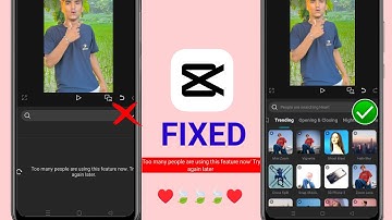 Capcut problem too many people are using this feature | no internet connection