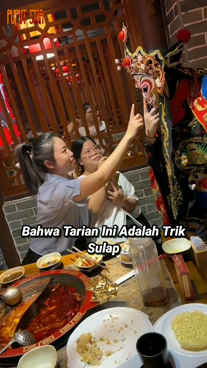 TARIAN TOPENG YANG MENJADI RAHASIA NASIONAL NEGARA CHINA #shorts