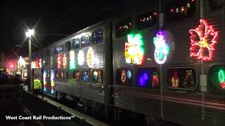 [HD] Amtrak and CalTrain at Santa Clara and College Park: CalTrain's 2023 Holiday Train (12/02/23) by West Coast Rail Productions™ HD Railfanning Videos 186 views 4 months ago 15 minutes