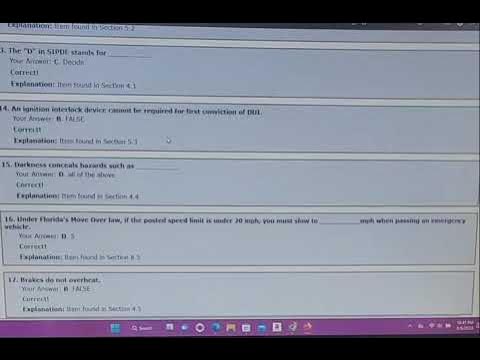 Low Cost Traffic School Answers - YouTube
