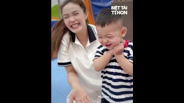 Cưng xỉu khoảnh khắc đáng yêu của bé Mỡ – quý tử nhà Minh Hằng | Biệt Tài Tí Hon #hanhtinhtihon