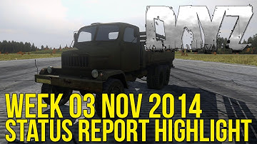 #DayZ Status Report Highlight - 03 Nov 2014