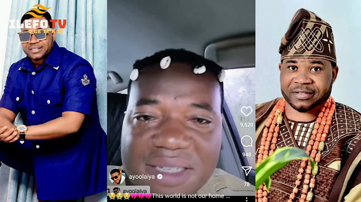 MURPHY AFOLABI DEATH, ACTOR AYO OLAIYA WEPT BITTERLY SAYS THERE'S NOTHING IN THIS WORLD