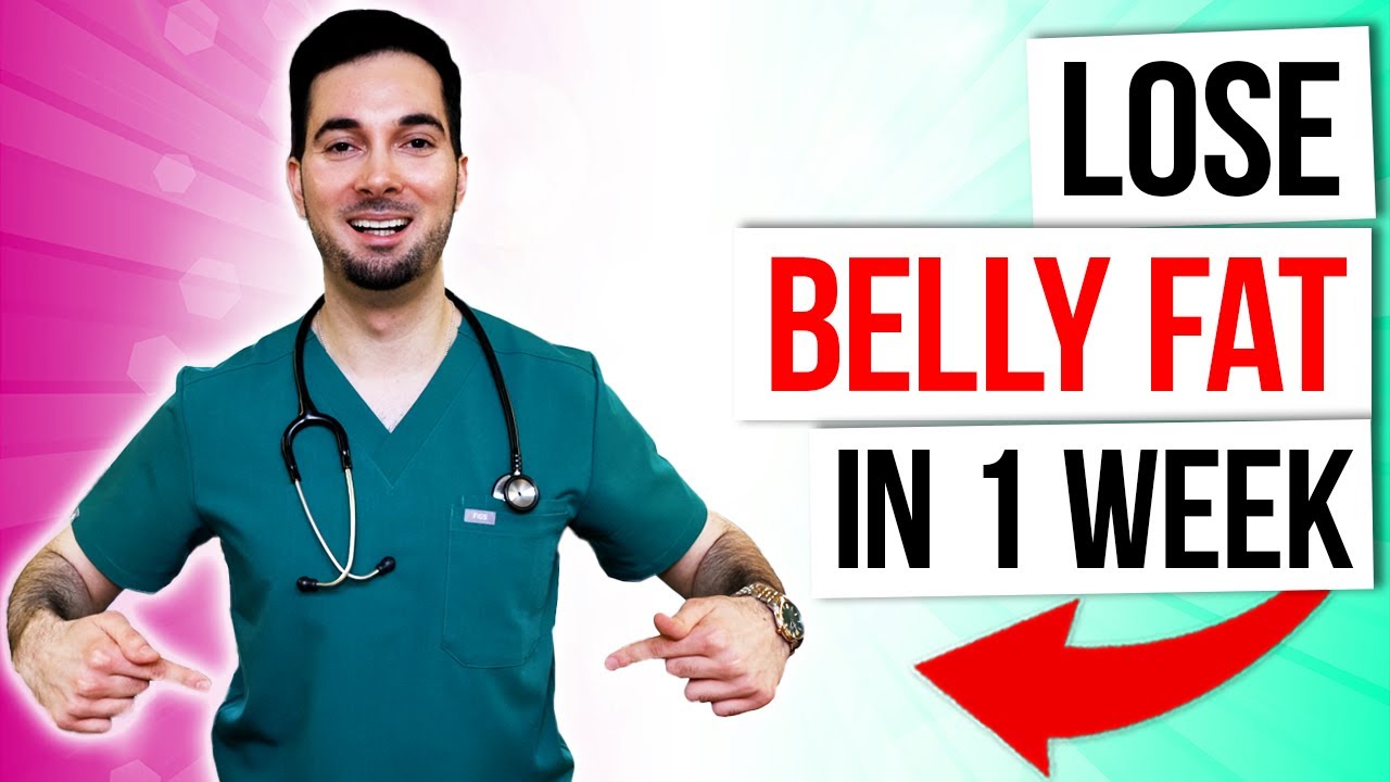 How to lose belly fat fast in 1 week and weight
