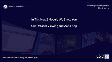 UR-1056 l Dataset Viewing and AXS4 App v1