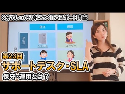 ITパスポート／サポートデスク・SLA