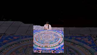 Ancient Mandala Sand Painting – Sacred Handmade Cultural Heritage Art