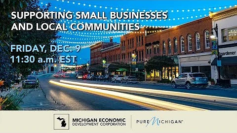 MEDC Live: Supporting Small Businesses and Local C...