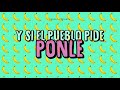 Y si el Pueblo Pide, PONLE | DURA DJ