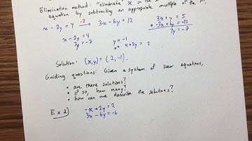 Lecture 1 - Systems of Linear Equations