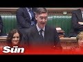 MPs laugh at Jacob Rees-Mogg for quoting Thatcher