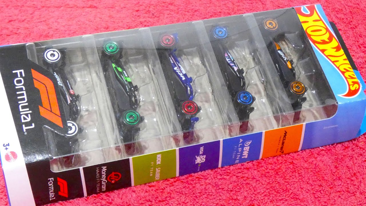 FORMULA 1 2025 HOT WHEELS 5-PACK フォーミュラー Hot Wheels Formula 1 Five Pack Set 2025 - YouTube
