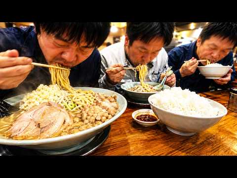 朝ごはんでニンニクがっつり肉がっつりでライスを食べて仕事【働く男達の朝ラーメン特集】