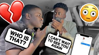 I Accidentally Played A Voice Note From My SIDE CHICK In Front Of My Boyfriend! *HE SNAPS*