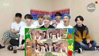 BTS reaction to NMIXX 'Funky Glitter Christmas' official music video