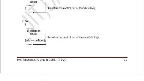 Unconditional-branching-statements