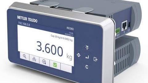 Mettler Toledo InD 360 Weight Controller Zero & Span Calibration Process.