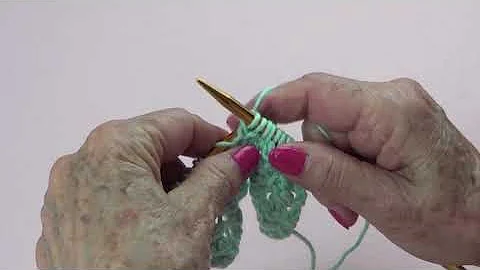 Rib One Row Repeat #2 - Basic Knitting Rib Pattern...