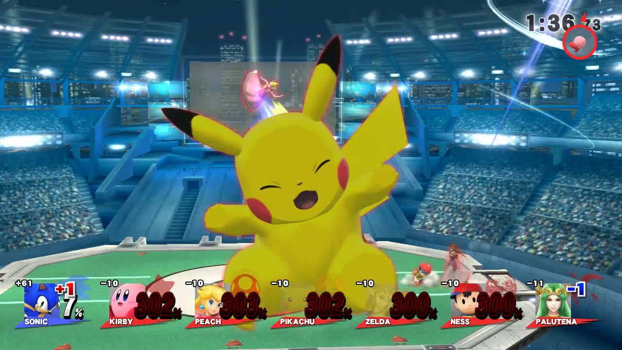 how ko screen to Pikachu Peach vs Screen vs. Star & Kirby ko: & Zelda &